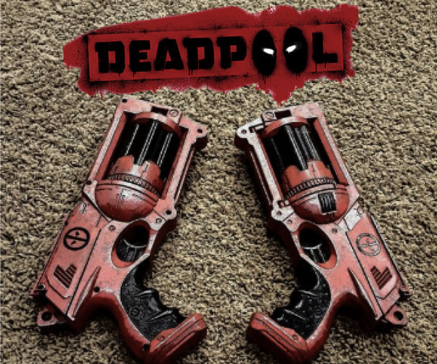  Deadpool Dual Wield Nerf Pistols Nerf Modification