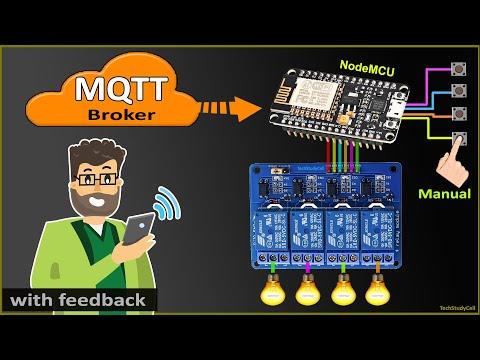 MQTT ESP8266 NodeMCU Home Automation System with cheapest Cloud MQTT broker Reyax RYC1001 - IoT 2021