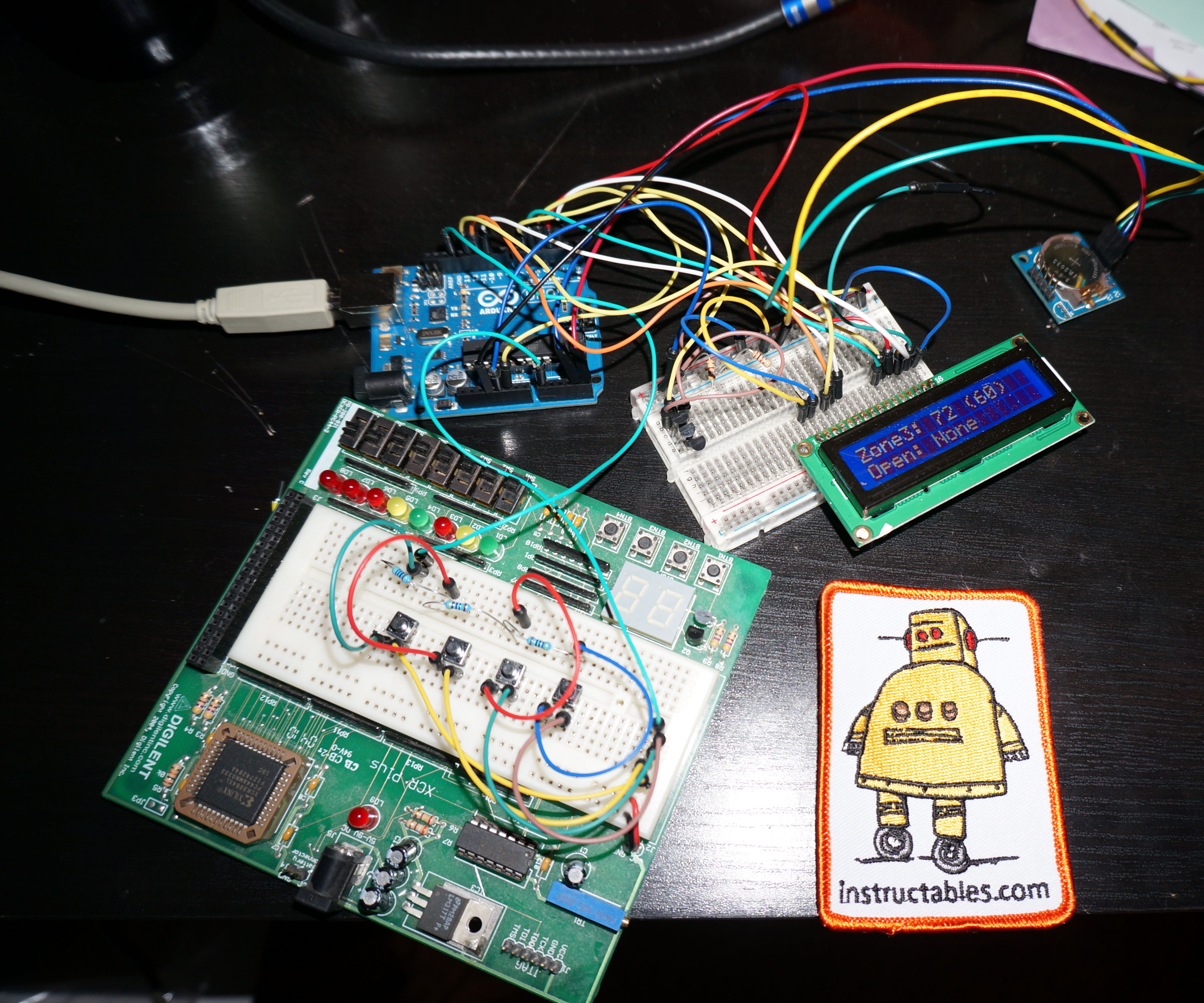 Arduino Powered 3-zone Thermostat