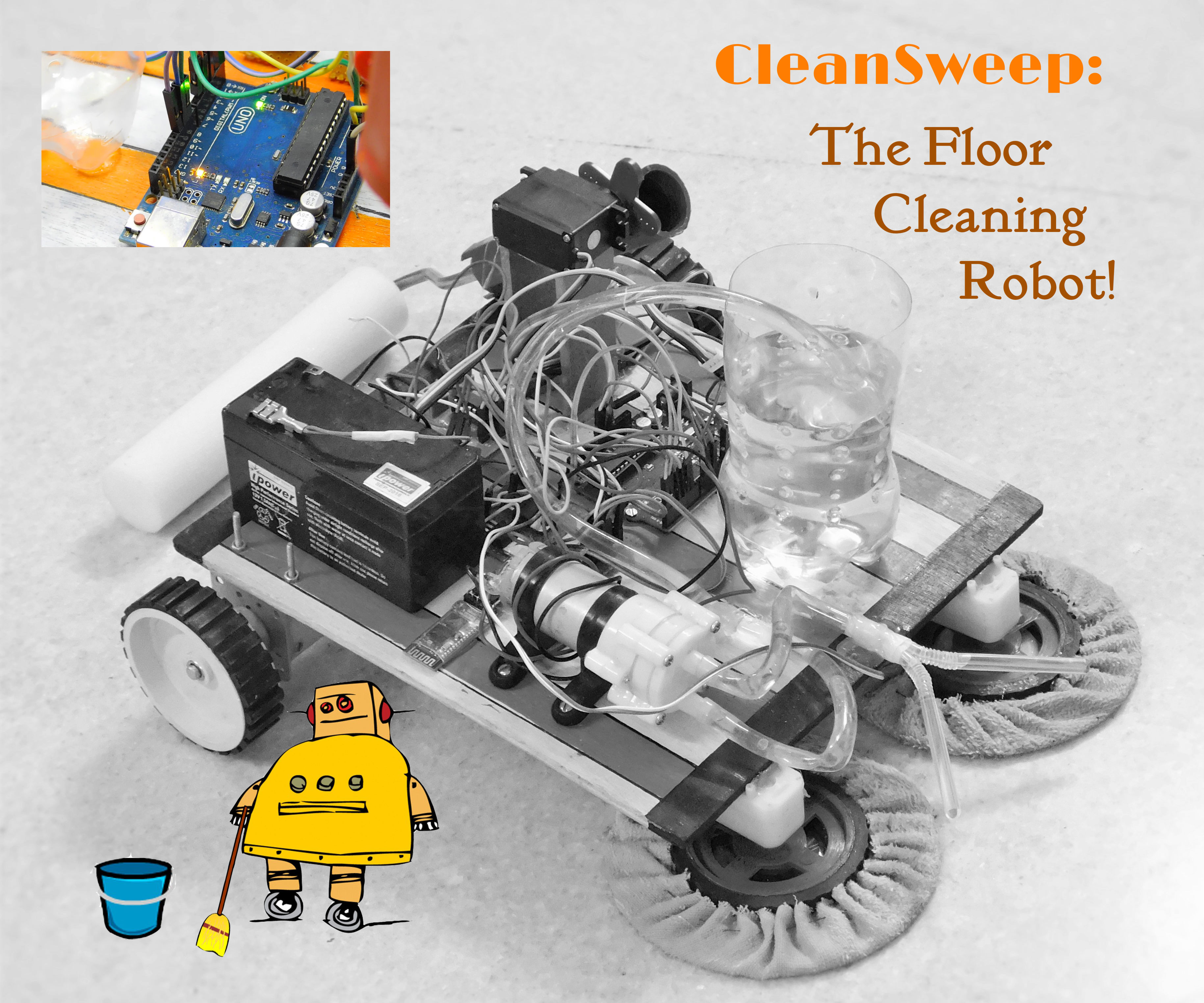 CleanSweep- the Floor Cleaning Robot!