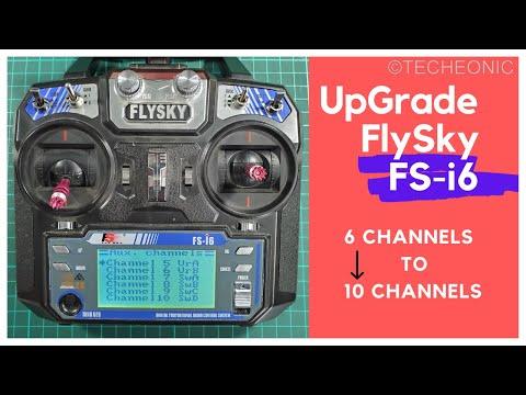 Upgrade Flysky Fs-i6 Firmware to 10 Channels | How to Update fsi6 Firmware to 10 channels Techeonics